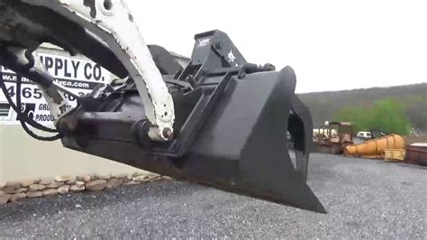 quick attach close up on bobcat skid steer video|bobcat quick attach installation.